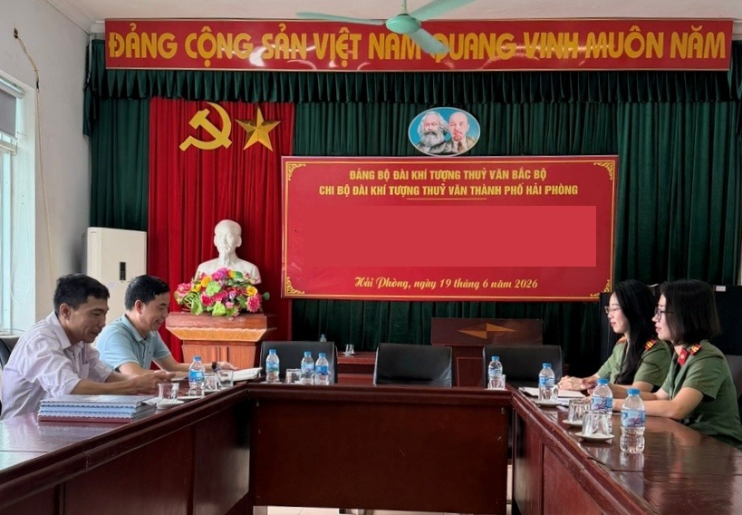 Phòng An ninh kinh tế và Đài Khí tượng thủy văn thành phố Hải Phòng: Tiếp tục nâng cao chất lượng công tác phối hợp